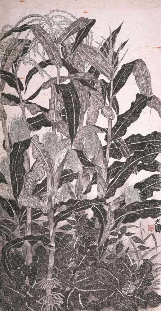 老圃 玉米地  138×68cm