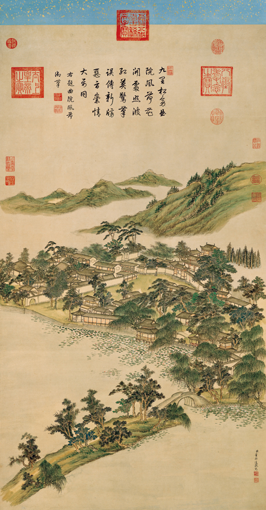 董邦达《曲苑风荷》