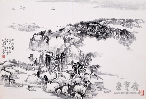 ​宋文治（1919——2000）溪山清远图