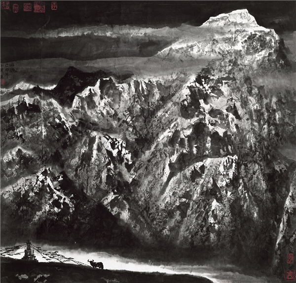 6、《山魂》 1999年 99×105cm_副本