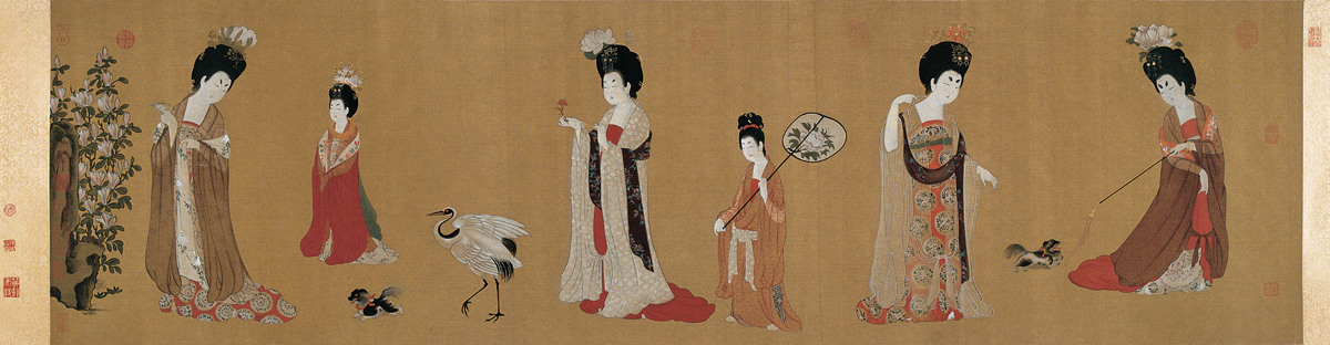 1956年,木版水印作品《簪花仕女图》印制成功,标志着绢本国画的复制