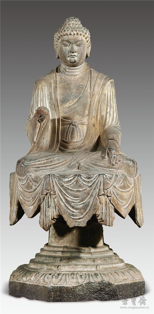 唐 释迦坐像 1982年山西省芮城县风陵渡出土 山西博物院藏
