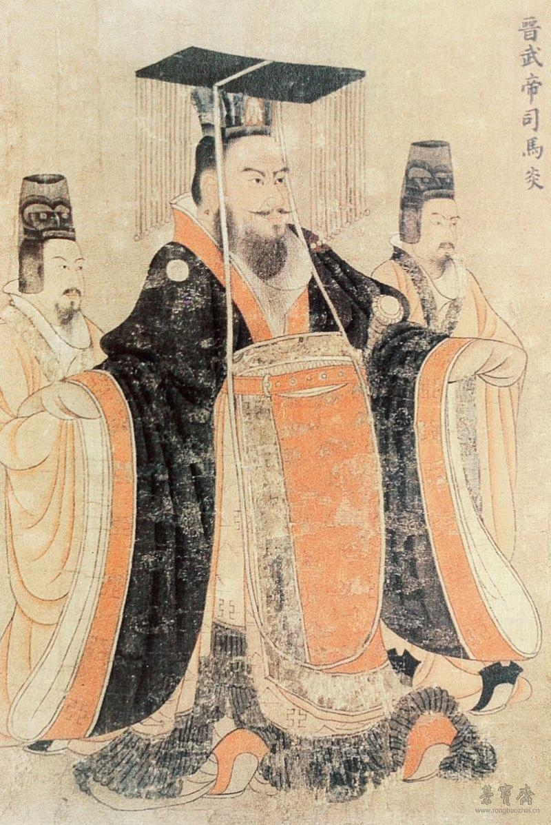 唐 阎立本(传) 历代帝王图 局部 美国波士顿美术馆藏