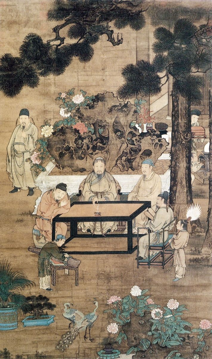 南宋 刘松年（传） 十八学士图之一 台北故宫博物院藏