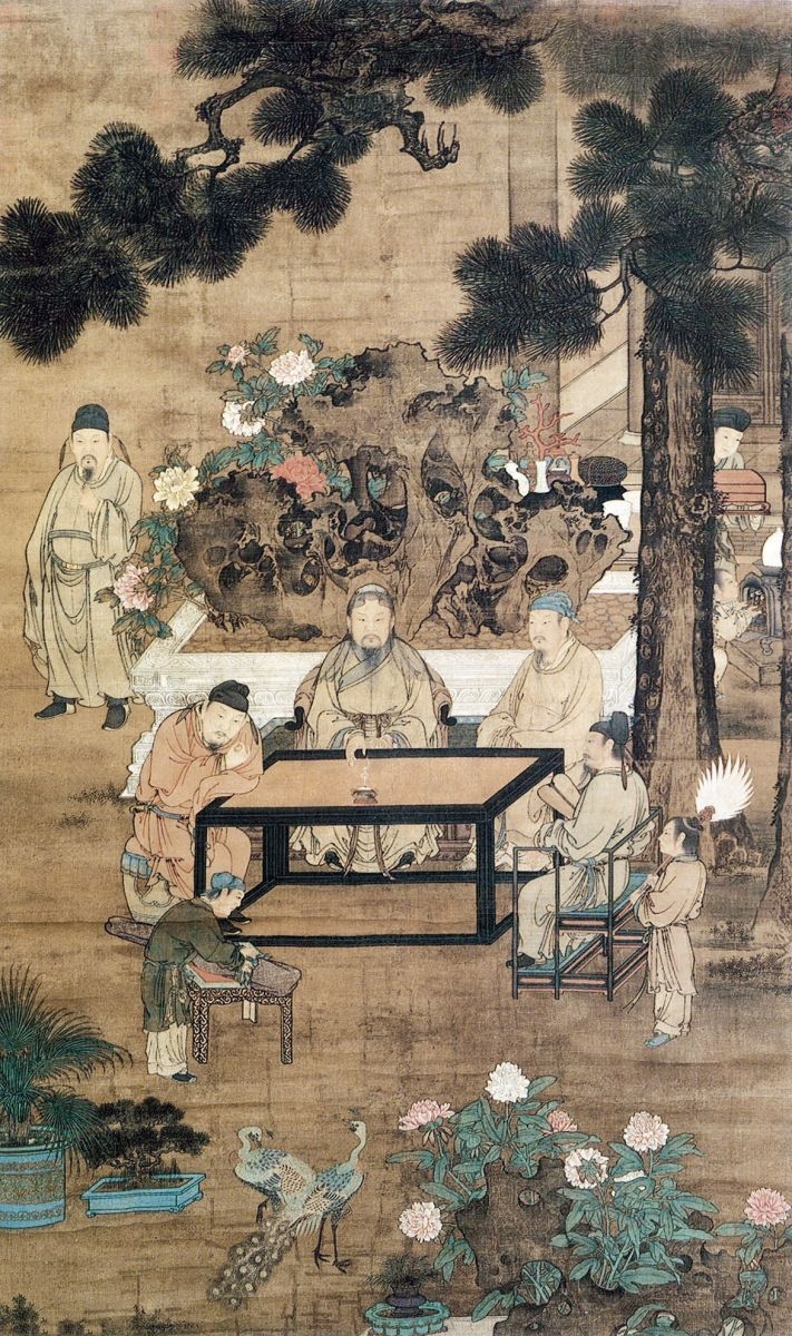 南宋 刘松年(传) 十八学士图之一 台北故宫博物院藏