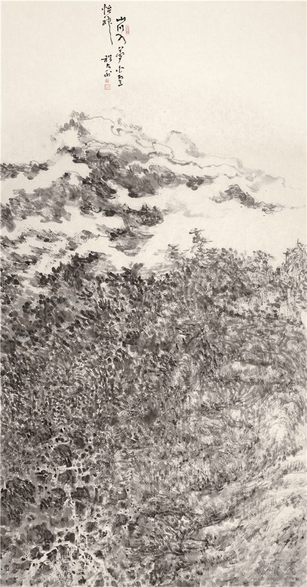 山川入梦 白云怡神 168X87cm 2014年