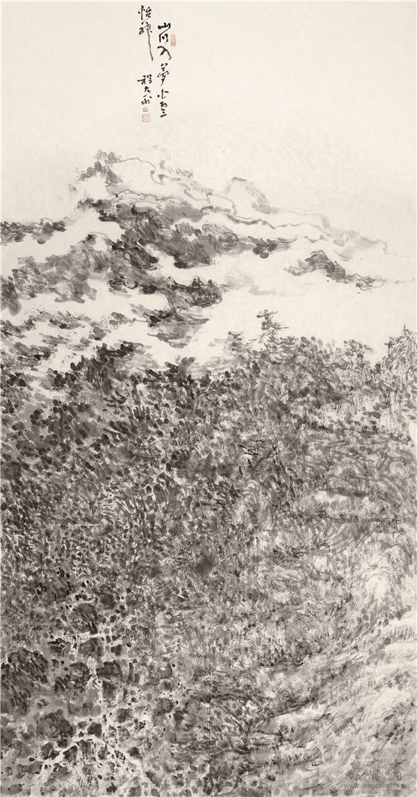 山川入梦 白云怡神  168X87cm 2014年