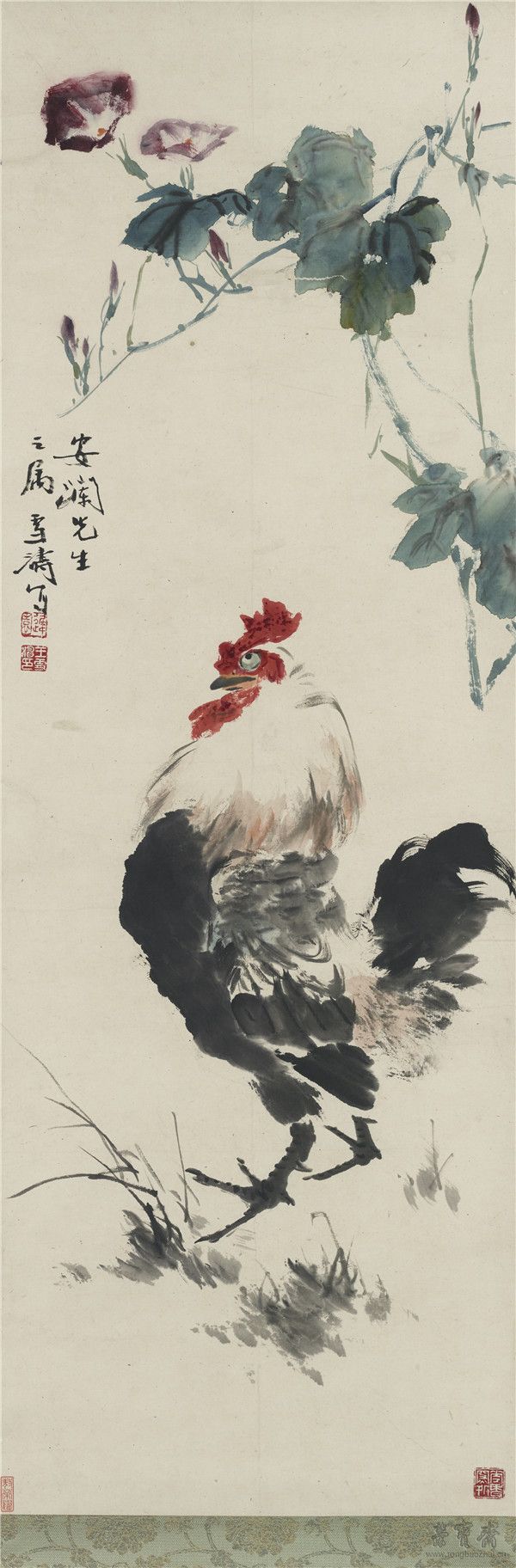 展讯|闻鸡起舞——荣宝斋名家画鸡集萃作品欣赏(上)    王雪涛(1903