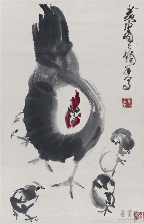 黄胄 大吉图 67cm×43cm