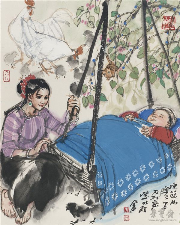 史国良 摇篮曲 65cm×52cm