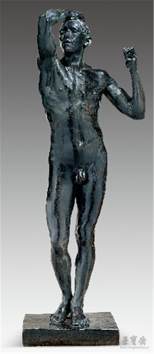 奥古斯特•罗丹 青铜时代 180.5cm×68.5cm×54.5cm石膏上涂虫胶漆 1877 罗丹博物馆藏