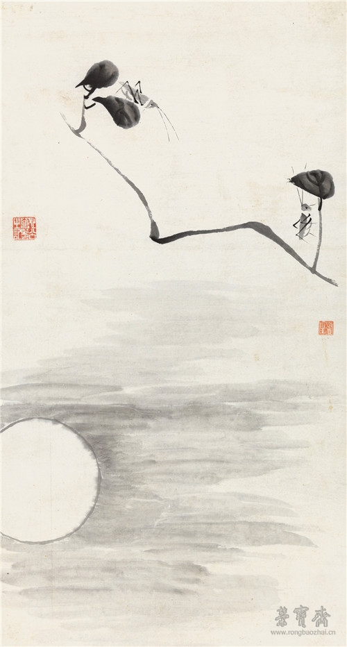 齐白石 秋虫 24cm×75cm 约1911—1914 辽宁省博物馆藏