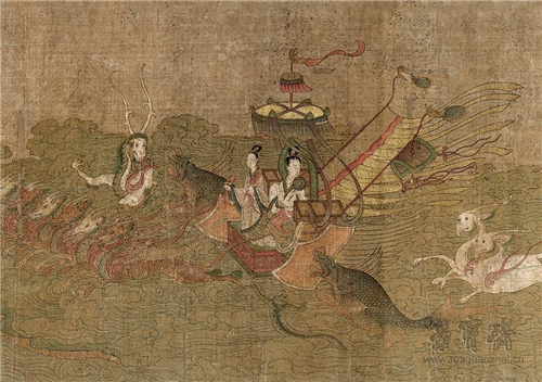 东晋 顾恺之 洛神赋图 局部