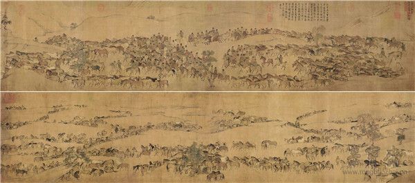 北宋 李公麟 临韦偃牧放图 局部 故宫博物院藏