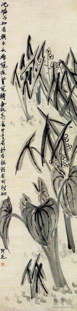 图9 齐白石 茨菰北京画院藏