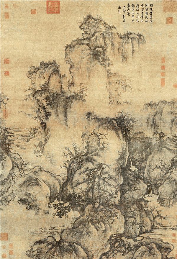 宋 郭熙 早春图 108.1cm×158.3cm 台北“故宫博物院”藏