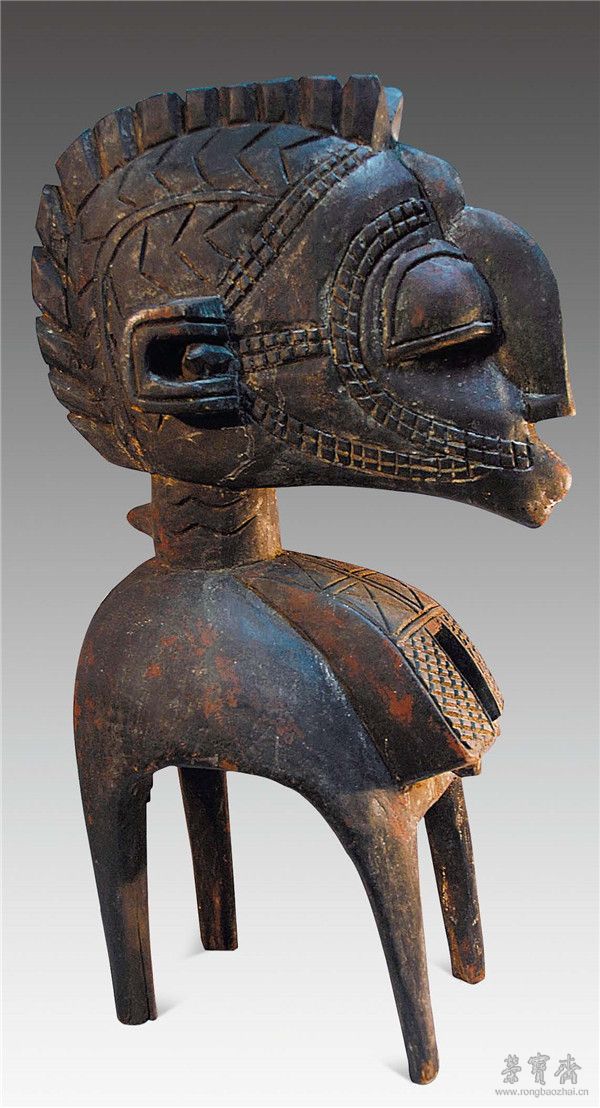 几内亚 尼姆巴面具 高65cm 中国国家博物馆藏