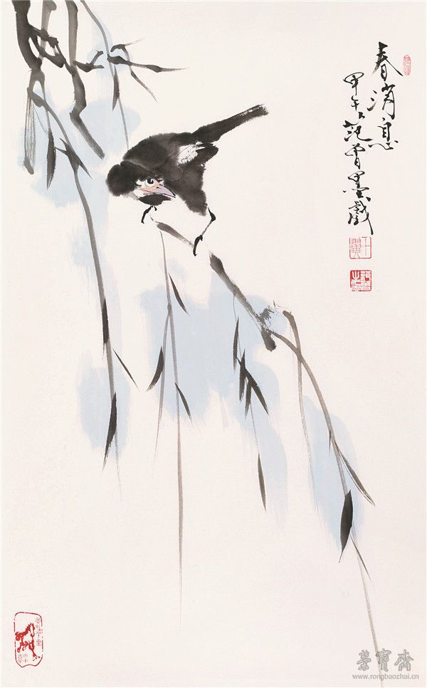 范曾 春消息 100cm×62cm 纸本设色 2014年