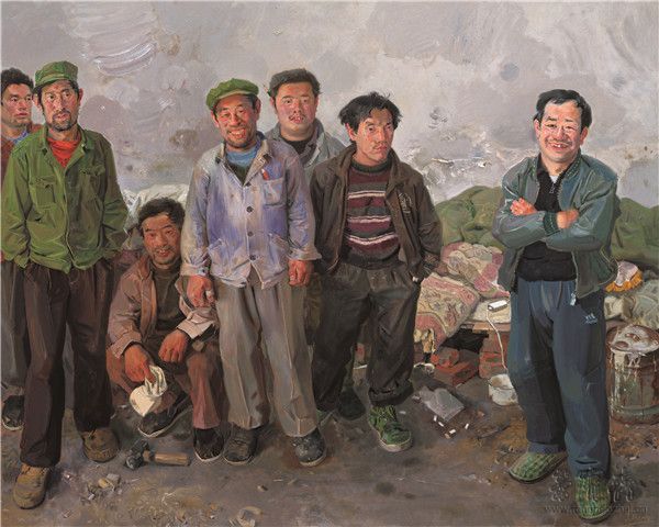 忻东旺 装修 200cm×250cm 油画 2004-2005年