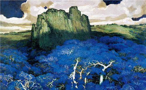 闻立鹏 致高原 油画 260cm×162cm 1998