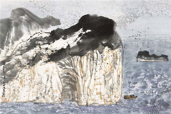 亚明 西人岛 68cm×45cm 1983