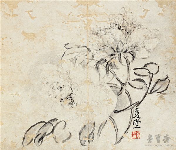 清 李鱓 花卉册四开之三