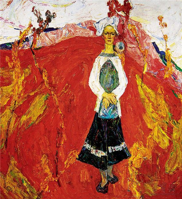 罗尔纯 九月 布面油画 154cm×163cm 1991