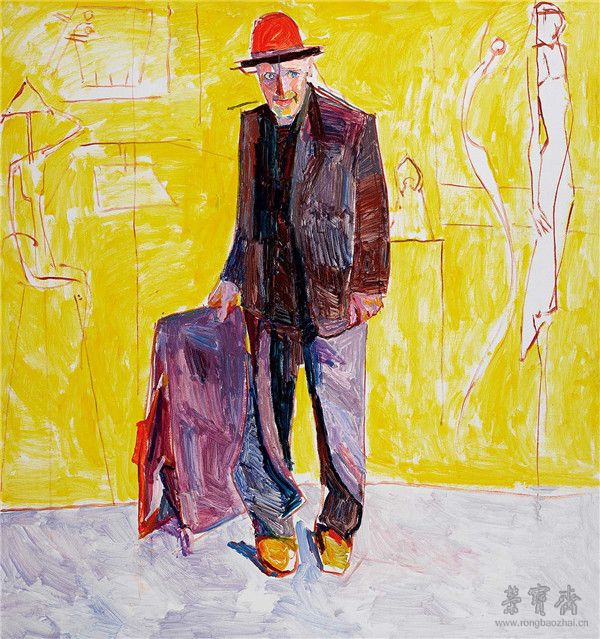 罗尔纯 画廊 布面油画 160cm×150cm 2009