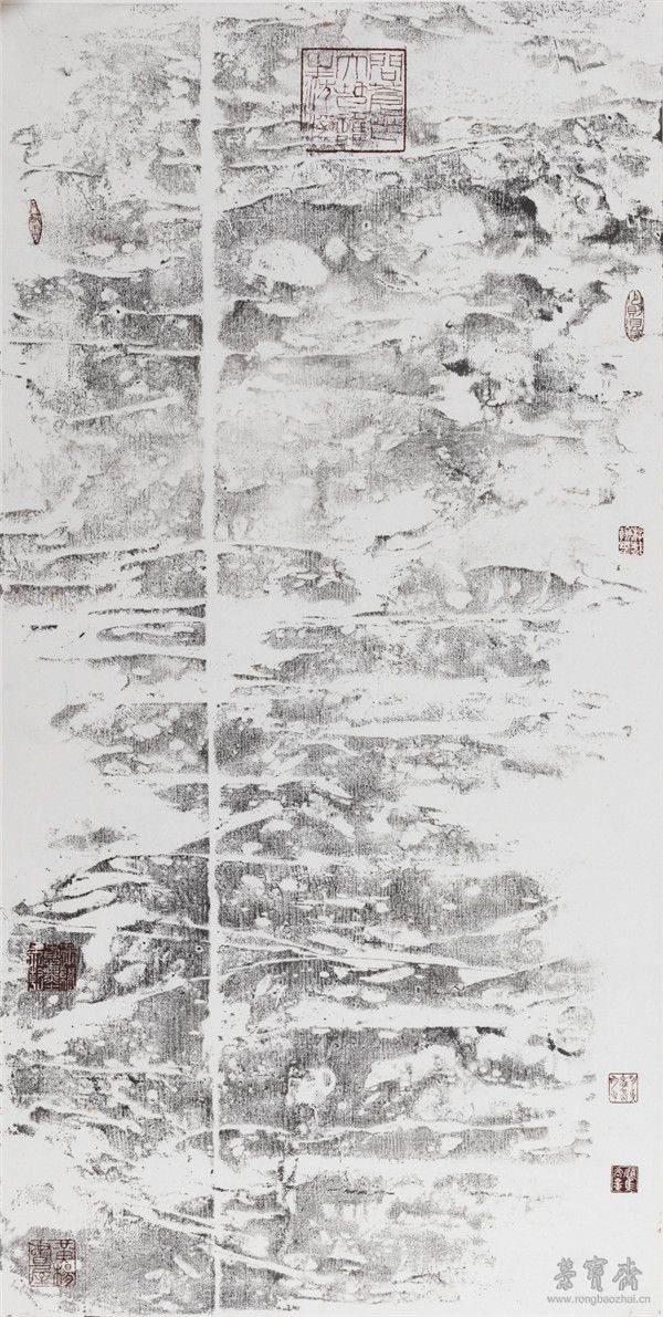 赵维富  天地正气　设色纸本  100cm×50cm