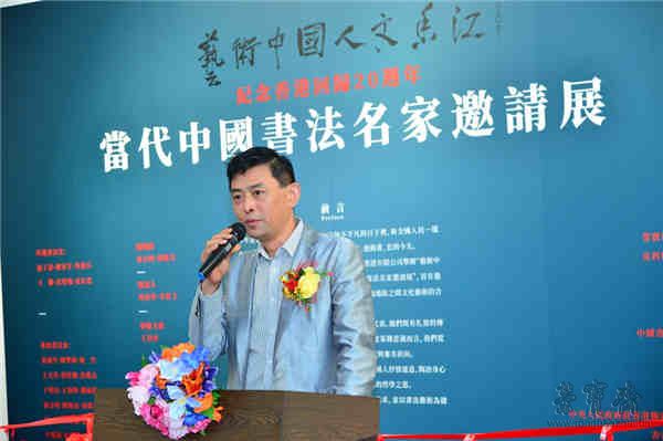 杨涛副院长代表书家发言