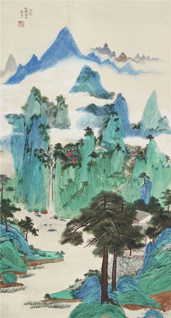 潘素 《仙岳洞天》