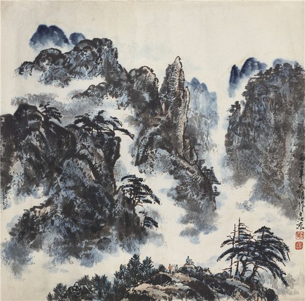 邹雅 《登山》