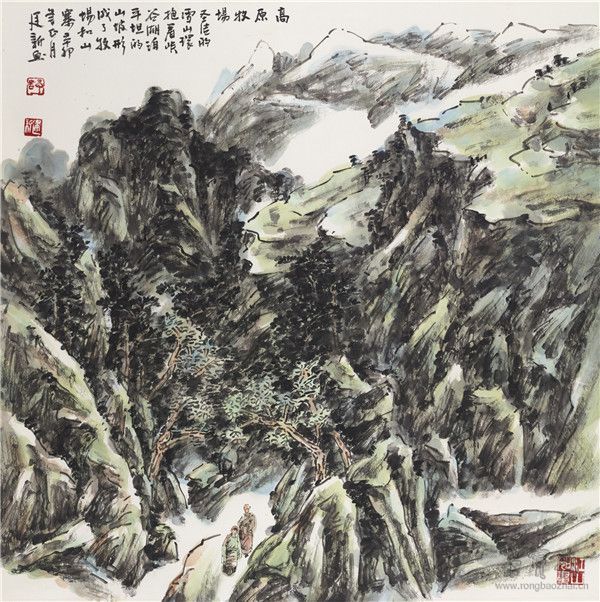 舒建新 《高原牧场》