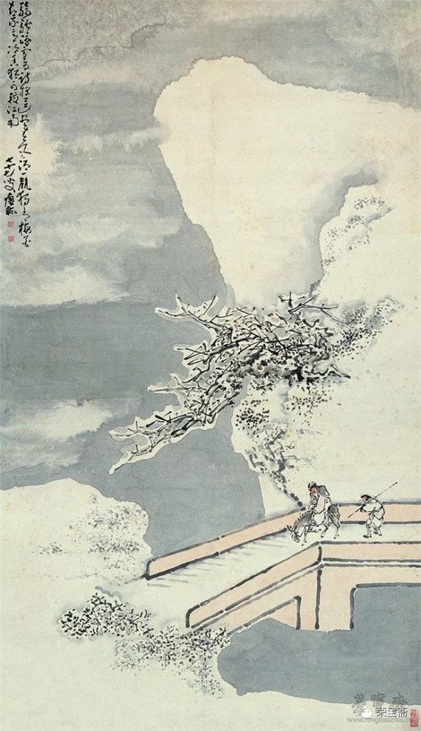 黄慎 《踏雪寻梅图》