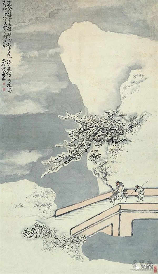 黄慎　《踏雪寻梅图》