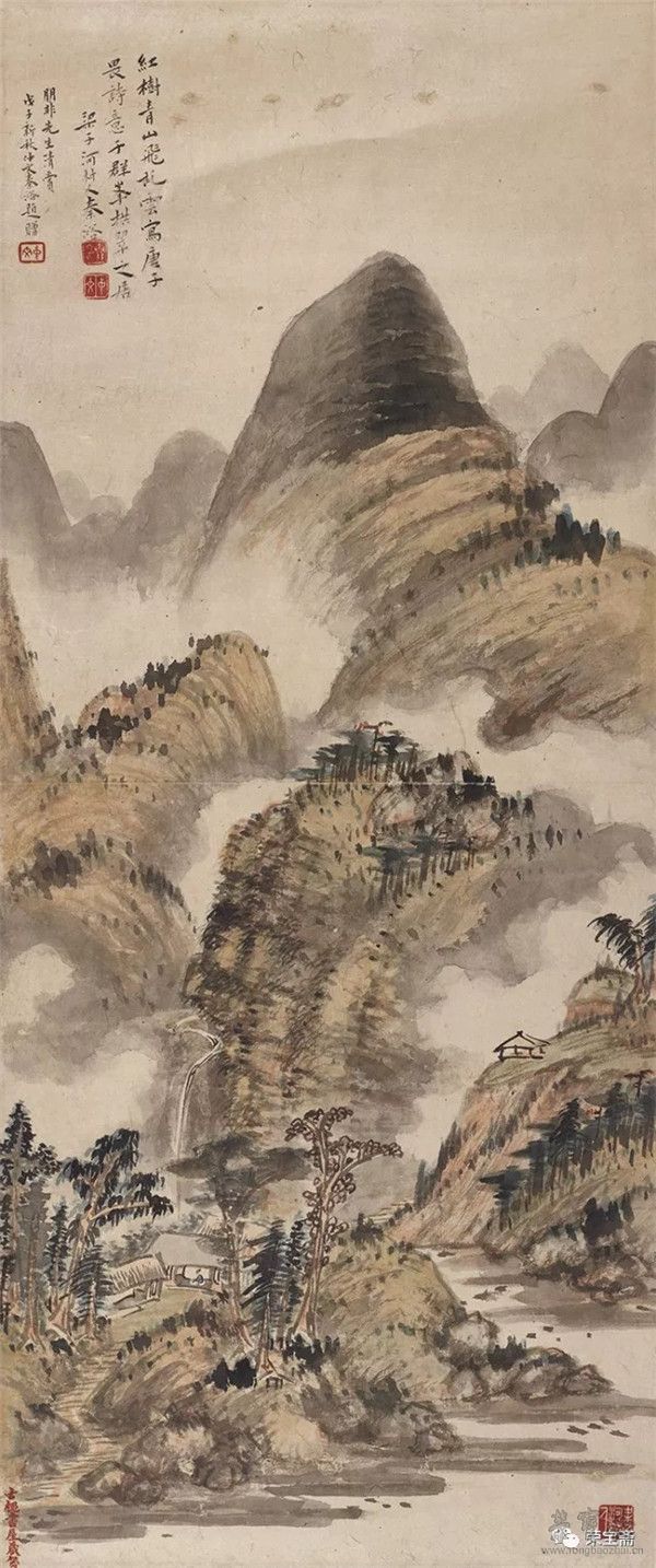 秦仲文 《红树青山》