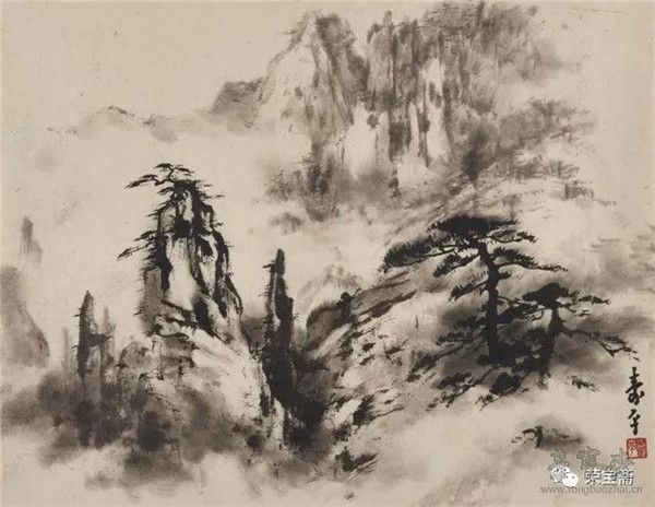 董寿平 《黄山》