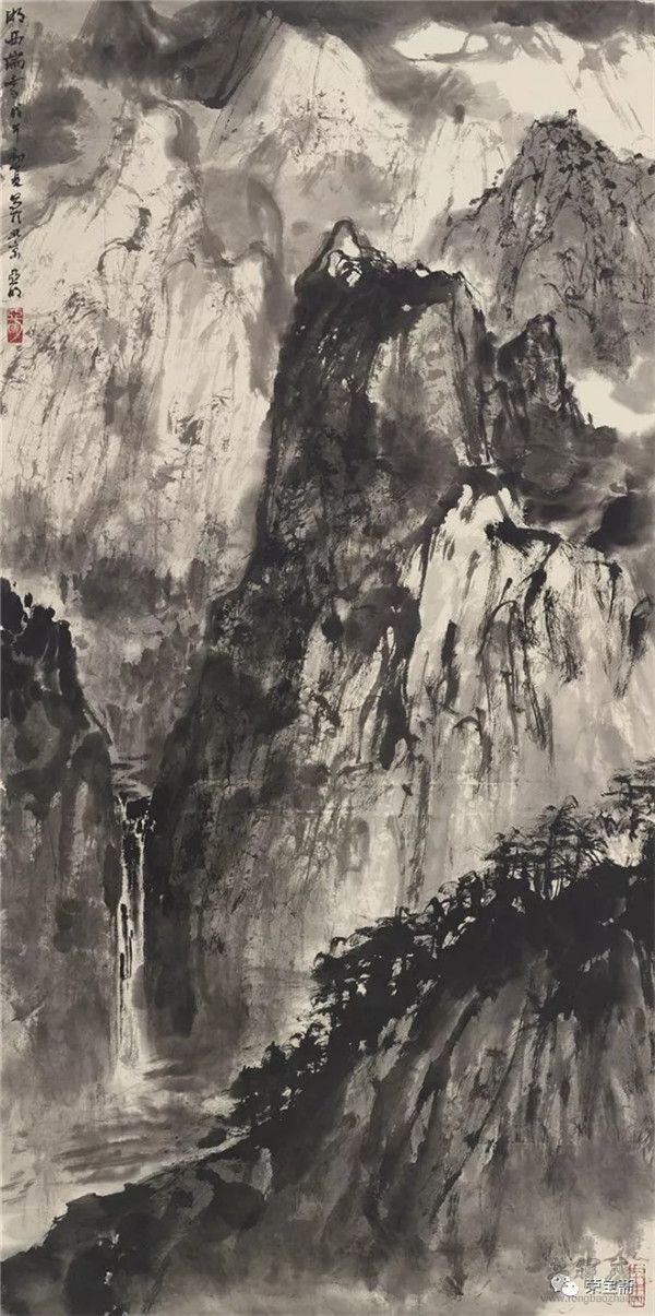 亚明 《湘西瑞雪》