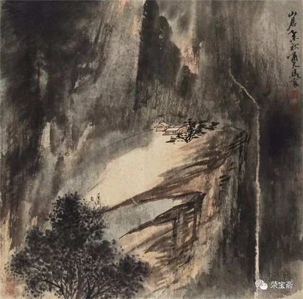 马啸天 《山居图》