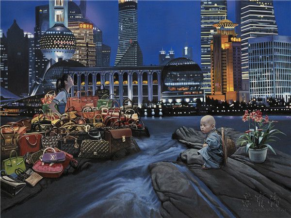 《包治百病》 90x120cm 布面丙烯 2017