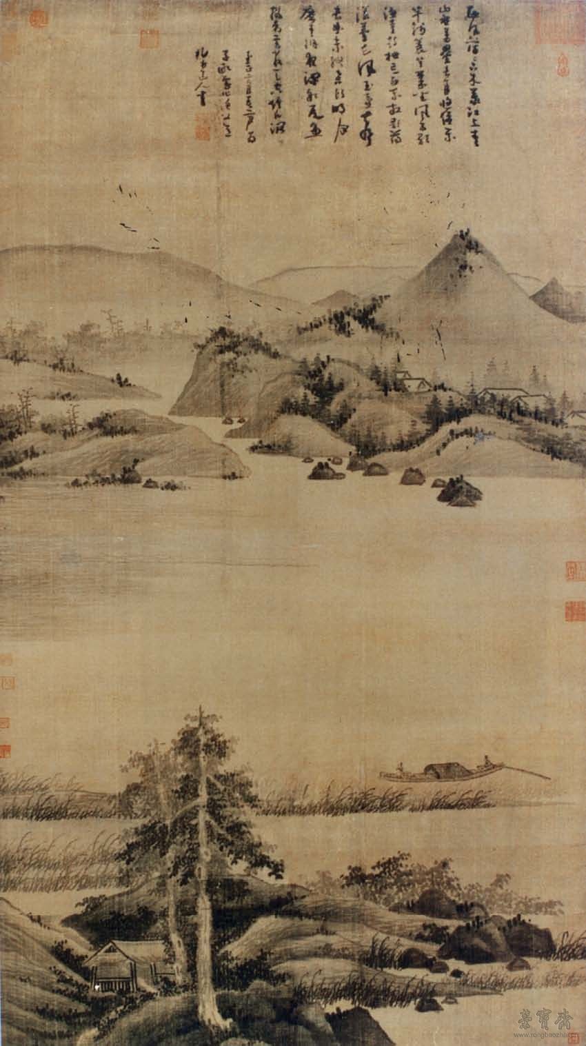 吴镇与倪瓒山水画之比较