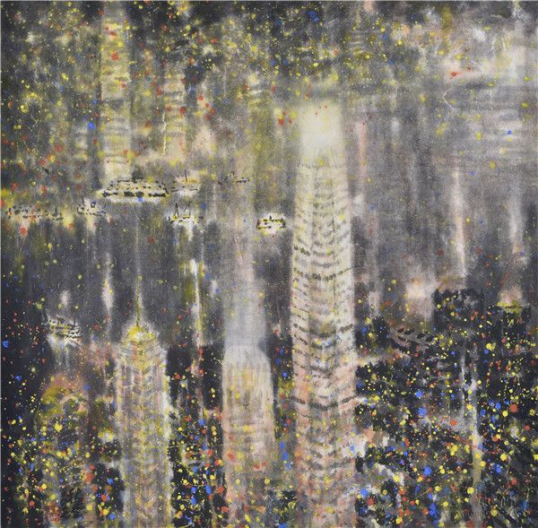 幻彩香江(一) 68cm×68cm 2017