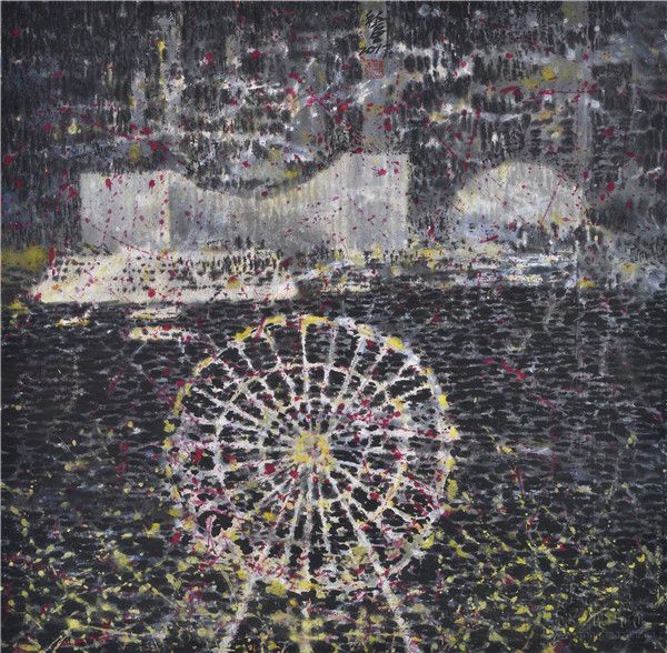 幻彩香江(四) 68cm×68cm 2017