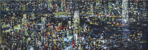 吉祥香港(一) 34cm×98cm 2017