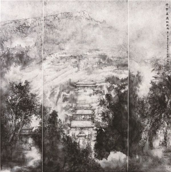 千年万岁经风雨 180cm×180cm