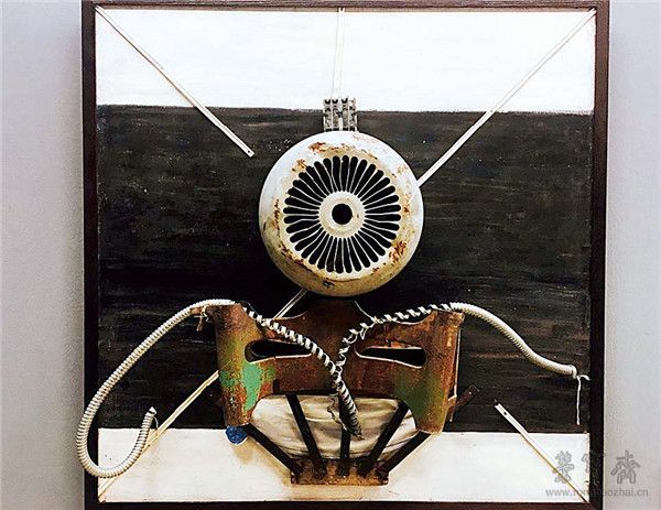 阿尔及曼特斯·库拉斯 第6号装配作品103cm×105cm×25cm 帆布面混合材料 1976 立陶宛国家美术馆藏