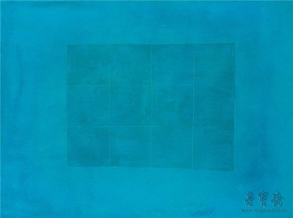 卡泽·辛布利塔 变化中的情绪 布面混合材料 101cm×75cm1985 立陶宛国家美术馆收藏