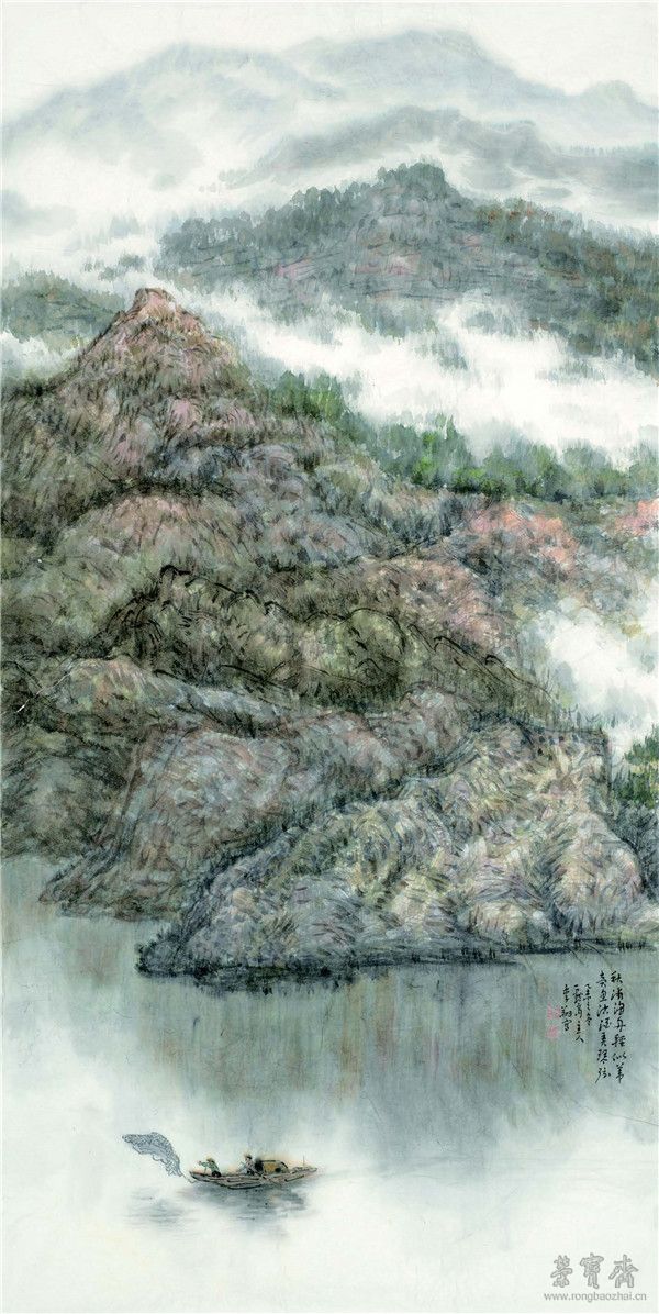 笃守虚静写烟云李翔的山水画