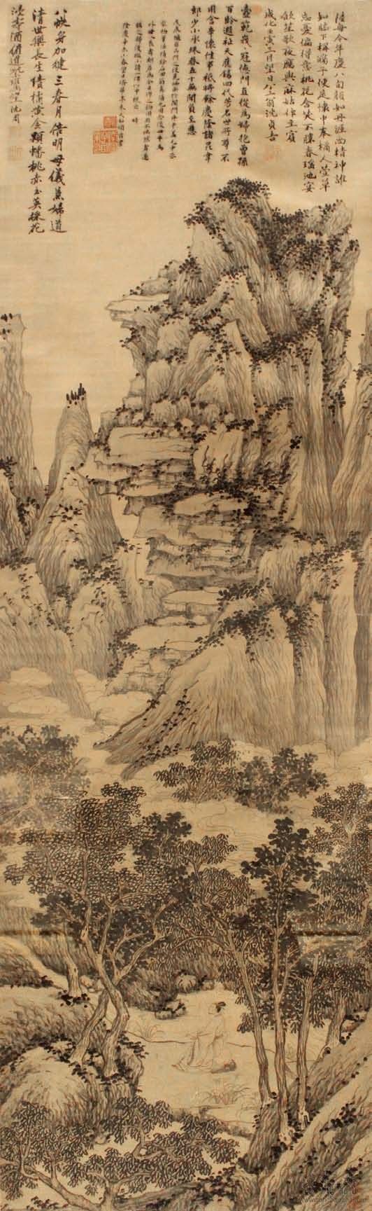 晚明画家宋旭的山水及佛画