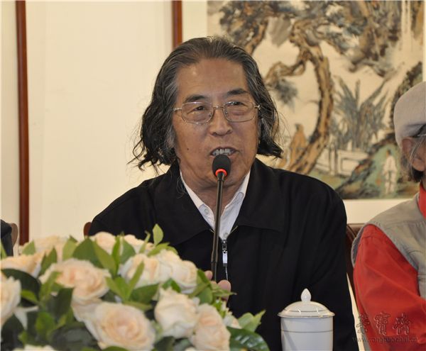 2导师刘曦林先生发言